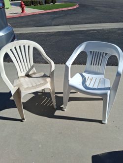 Plastic chairs