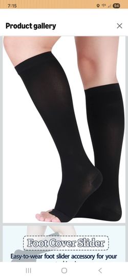 Compression Socks- Black-- Please Read ALL Info. 