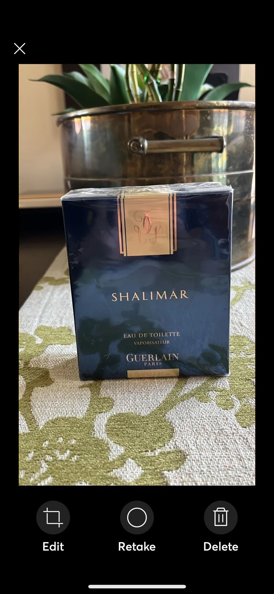 Vintage Guerlain Shalimar EDT Fragrance 2.5oz