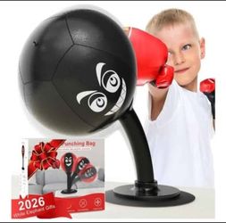 Kids Punching Bag with Suction Cup Base