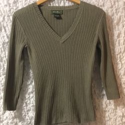Eddie Bauer: 3/4 Length Sleeves, Lightweight Sweater, Size: Medium