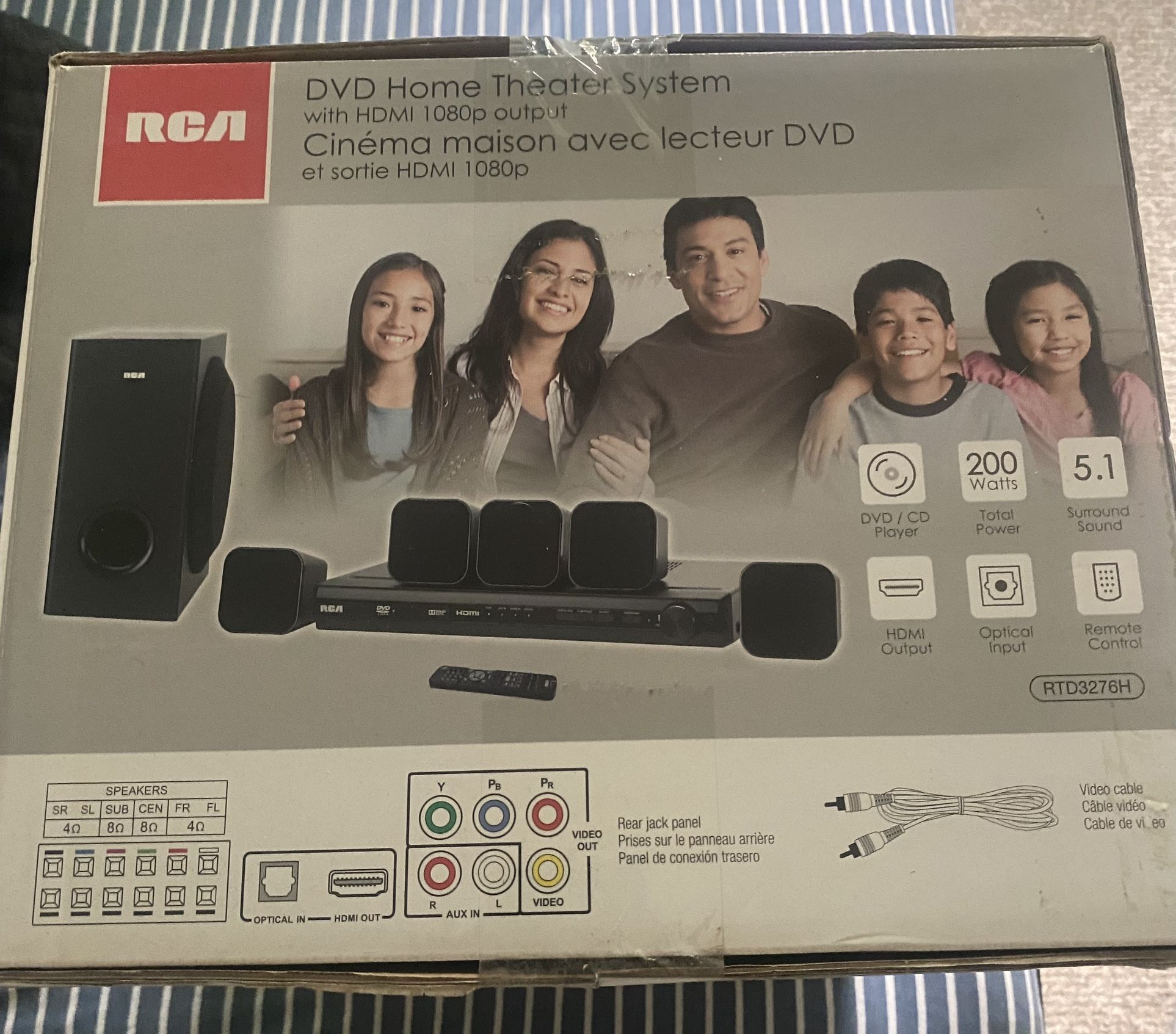RCA DVD Home theater Surround sound system