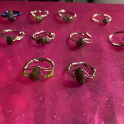 Wire Wrapped Rings  