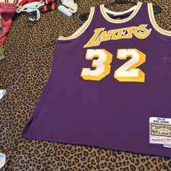 Magic Johnson Mitchell N Ness Throwback Jersey