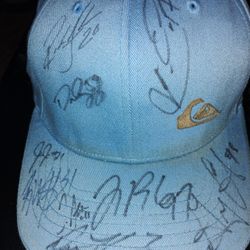 Signed Cap.   Autographed   