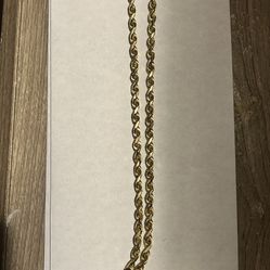 Men’s 14k Gold Rope