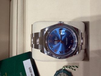 2025 Rolex datejust AZURRO DIAL