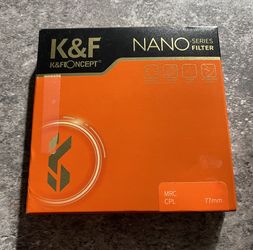 K&F Concept Nano Series Filter MRC CPL 77 KF01.973 77 mm Lens... New !