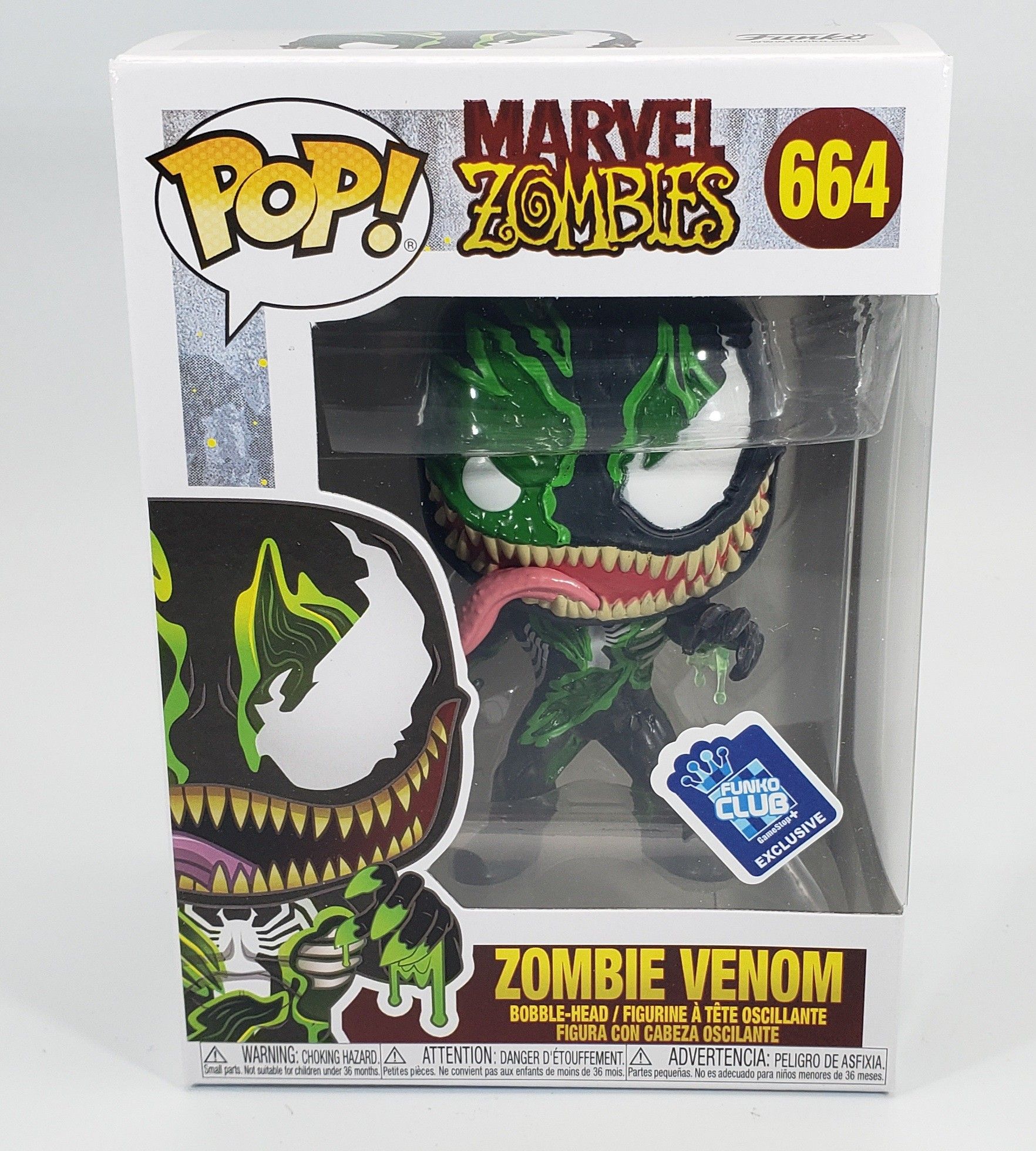 Marvel Zombies Venom Funko Pop! Gamestop/Funko Club Exclusive