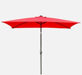 Patio Umbrella With Solar LED Lights