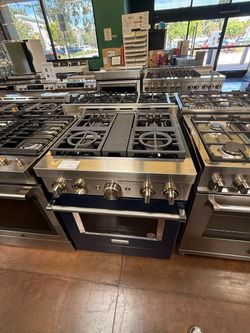 KitchenAid Pro Gas Range with Griddle 30”