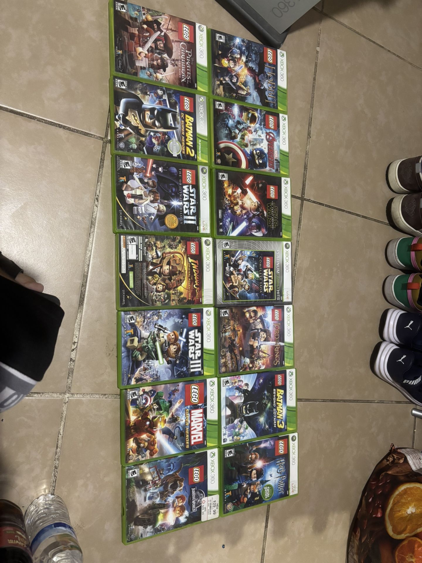 Xbox 360 Lego Games With Stand 