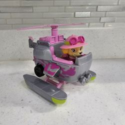 Paw Patrol Jungle Rescue Skye Jungle Copter & Figure Helicopter Complete Set HTF *Pick-up In Great Bridge*