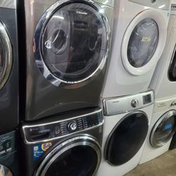 GE Washer And Electrolux Electric Dryer 