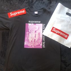 Supreme Fuck With Your Head Black Tee 
