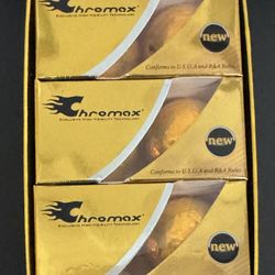 9 Chromax Golf Golden Balls $10 for All