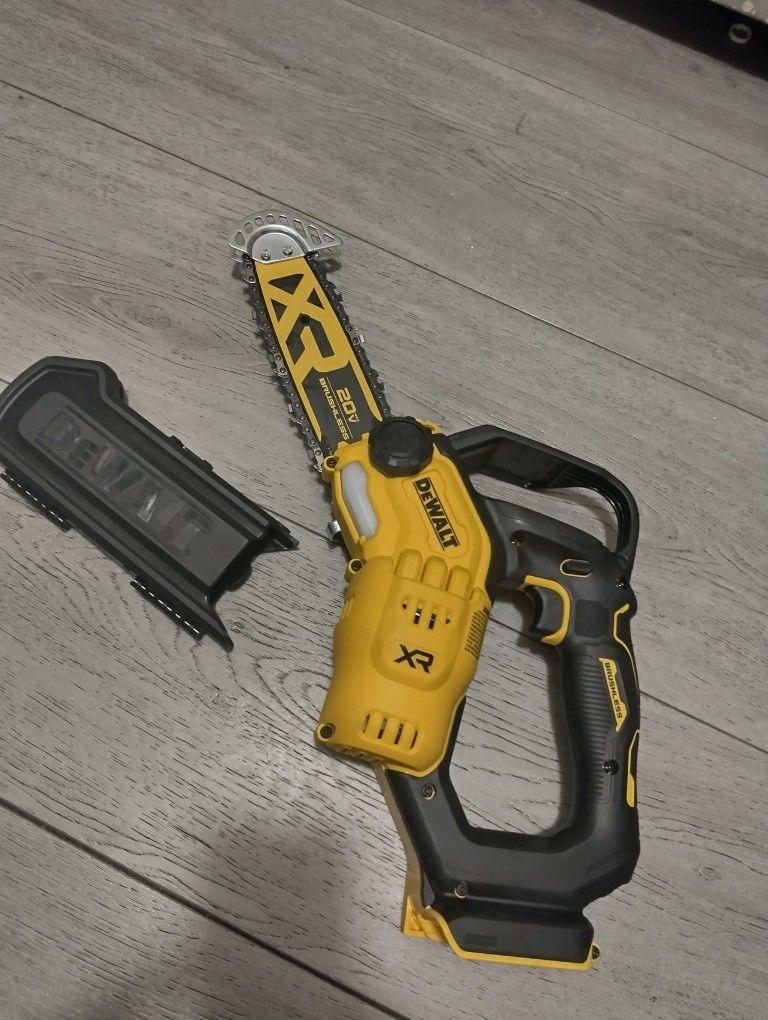 DeWalt XR Brushless Cordless 8' In. powered Pruning Chainsaw 20v Max tool Only New Firm Price No Less Than
