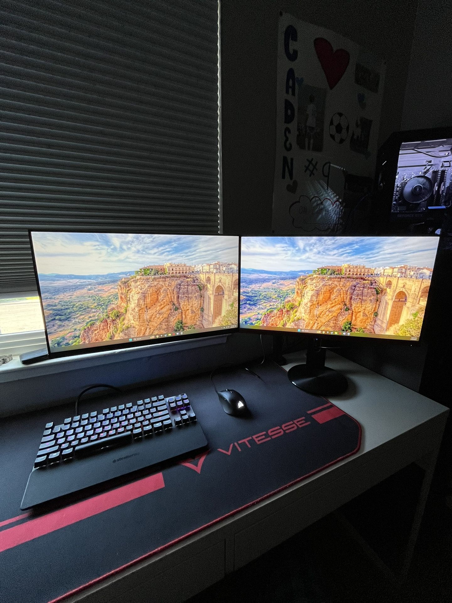 DUAL MONITOR GAMING SETUP