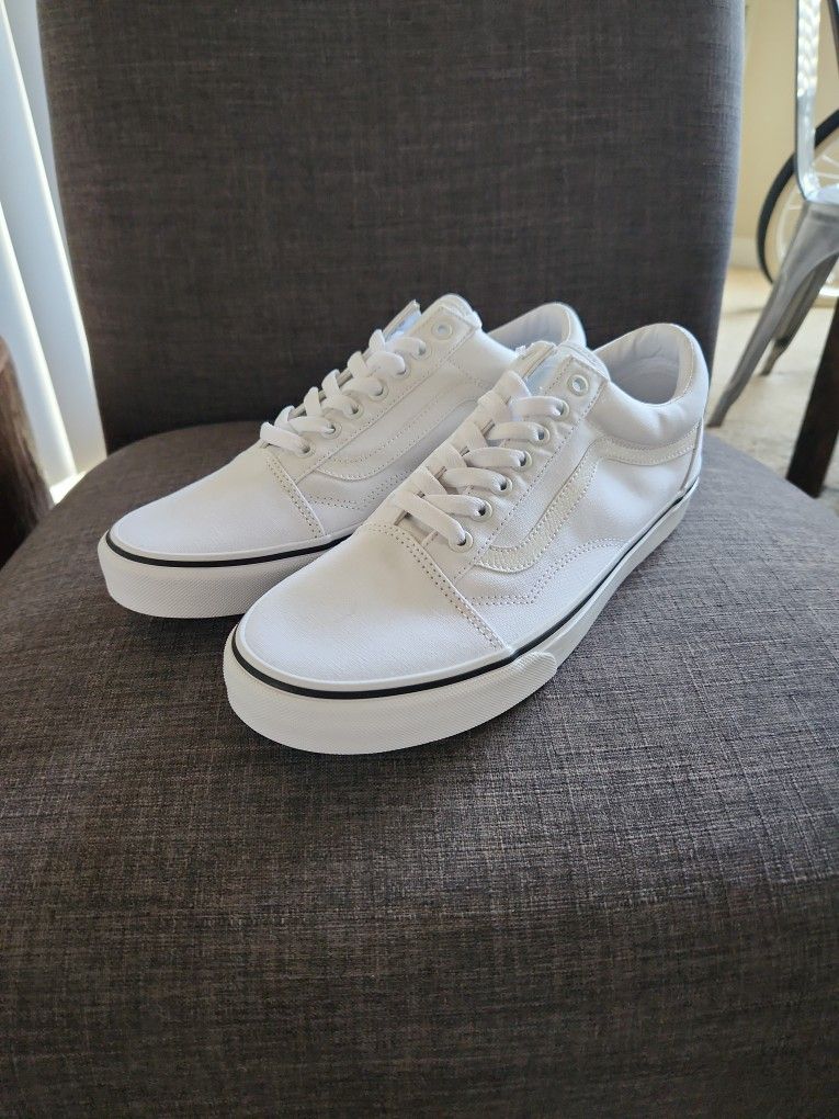 Vans New White Men's Size 11