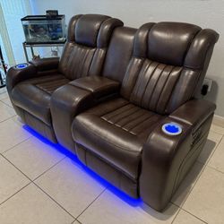 Leather Sofas Set