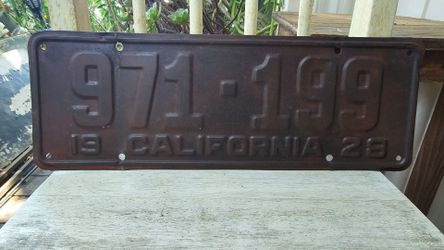 #License #Plates #Rustic #Vintage #Decor
