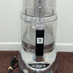 Cuisinart Prep 9 Food Processor 9-Cup Brushed Stainless - Base & Bowl NO BLADES