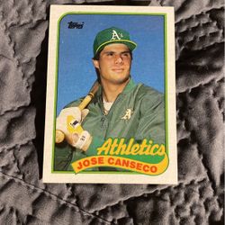 Jose Canseco Athletics Card Topps 