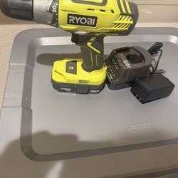   Ryobi  Dril Driver 24position Clutch And 2 Speed Gera Box
