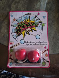 Red Krazy Klackers toy