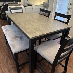 Picket House Furnishings Kona Counter Height 6PC Dining Set