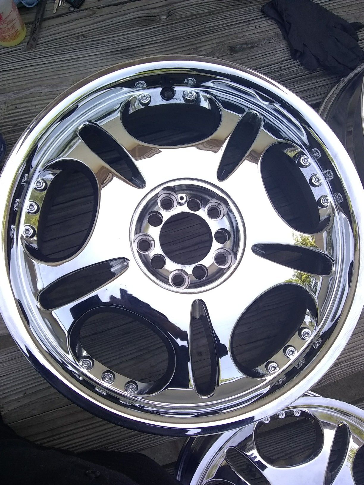 One Set Chrome Rims