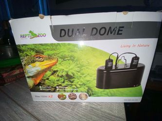 Dual dome reptile light