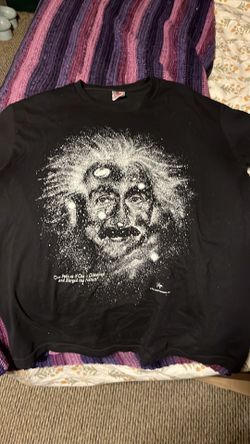 Vintage Einstein Galaxy Solar System Glow Shirt