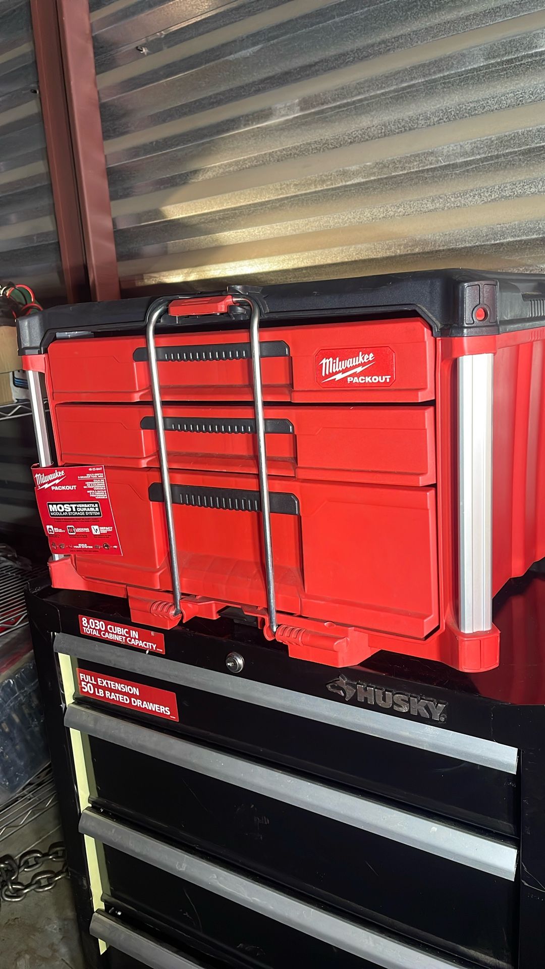 Milwaukee Three Drawer Toolbox , New Pack Out
