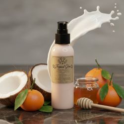 Goat Milk Body Lotion — Golden Oat Veil (4 oz)