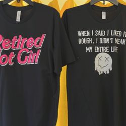 Finished T Shirts 