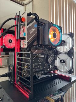 AMD Ryzen 9 9900X MSI Gaming PC Open Air Case