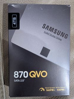 NIB Samsung 870 QVO 4tb