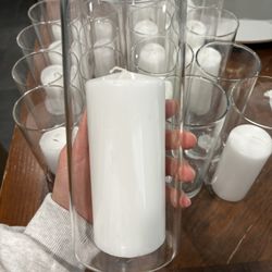 Candle and Glass Holder 