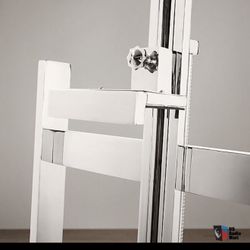 GUNMETAL TV EASEL BY RESTORATION HARDWARE