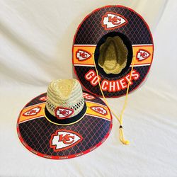 Kansas City Chiefs Straw Hat just in time for the 4th of July Gift 🎁 order now (I also have other Teams)