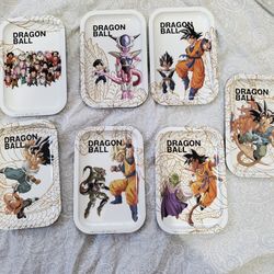 Anime Dragon Balls Metal Plate Set