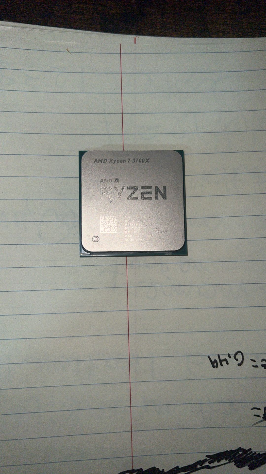 AMD ryzen 7 3700x