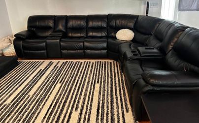 Madrid Gray or Black reclining sectional $1499