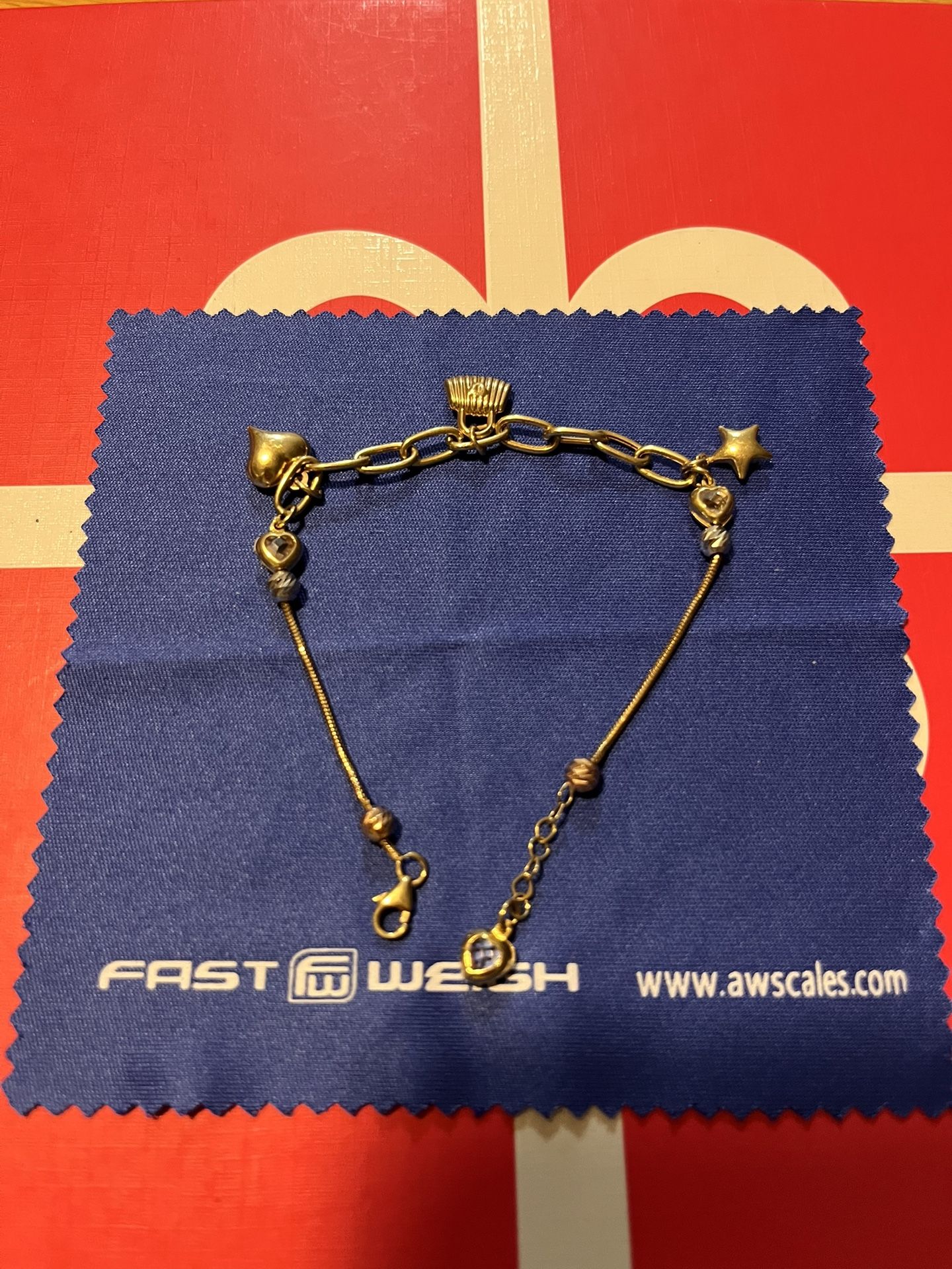 Gold Charm Bracelet