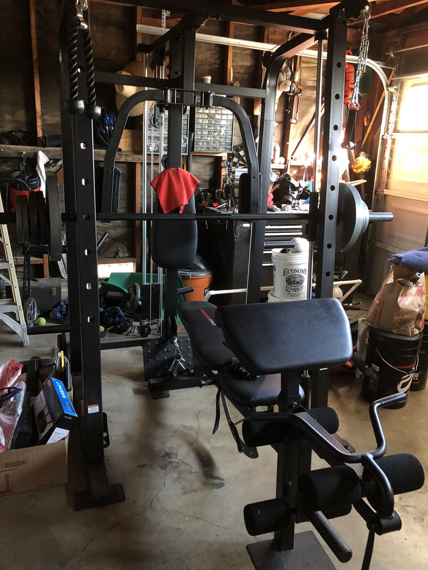 Weider Pro cage home workout gym