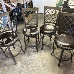 Swivel Metal Stools