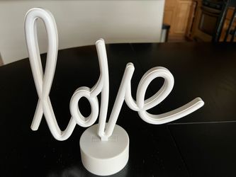 ..Glow Love Neon Table Lamp, Pink..
