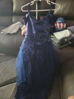Navy blue dress