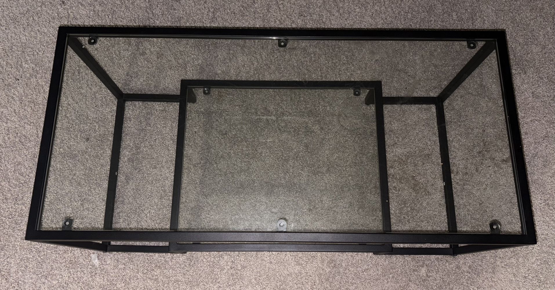Metal Glass Coffee Table
